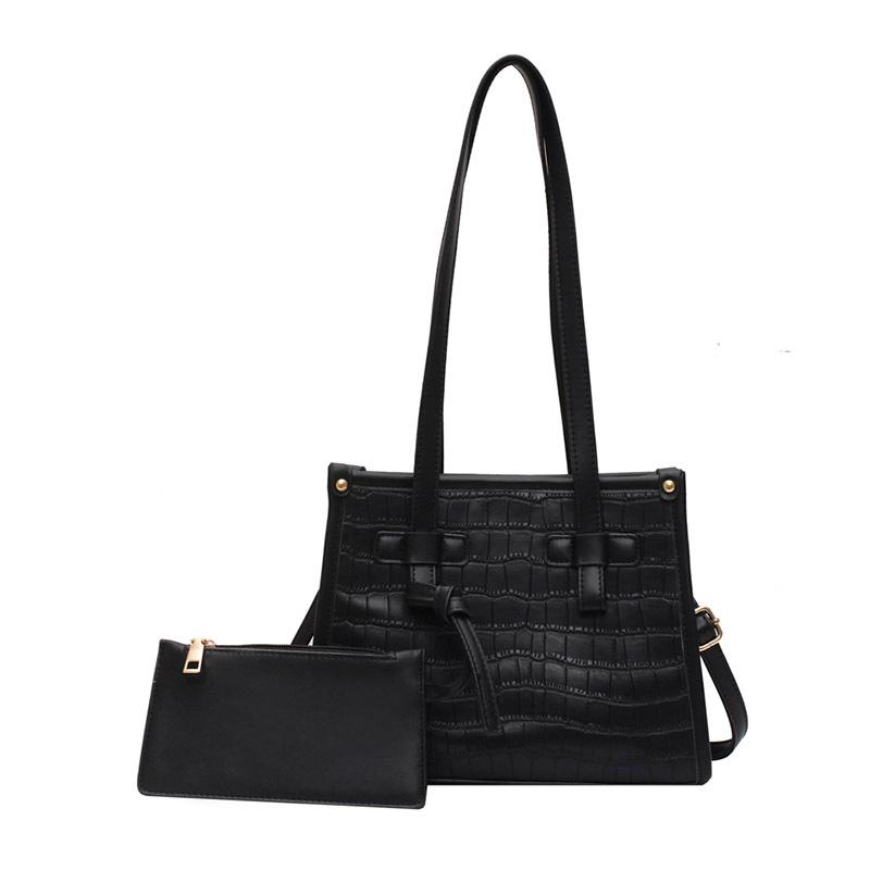 

New style women's bag fashion large capacity handbag, Black