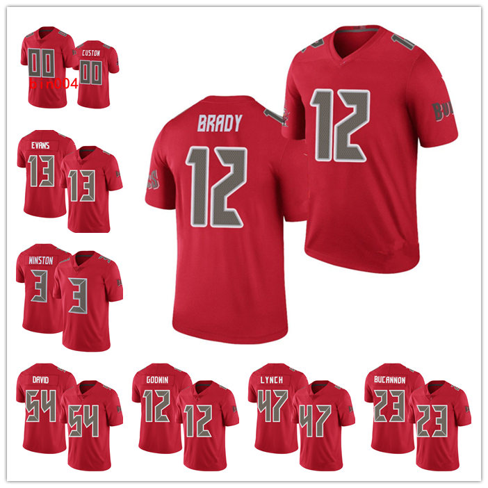 

Tampa''Bay''Buccaneers''MEN WOMEN YOUTH Mike Evans Rob Gronkowski Tom Brady Limited Jersey Football Red Rush V, Black;red