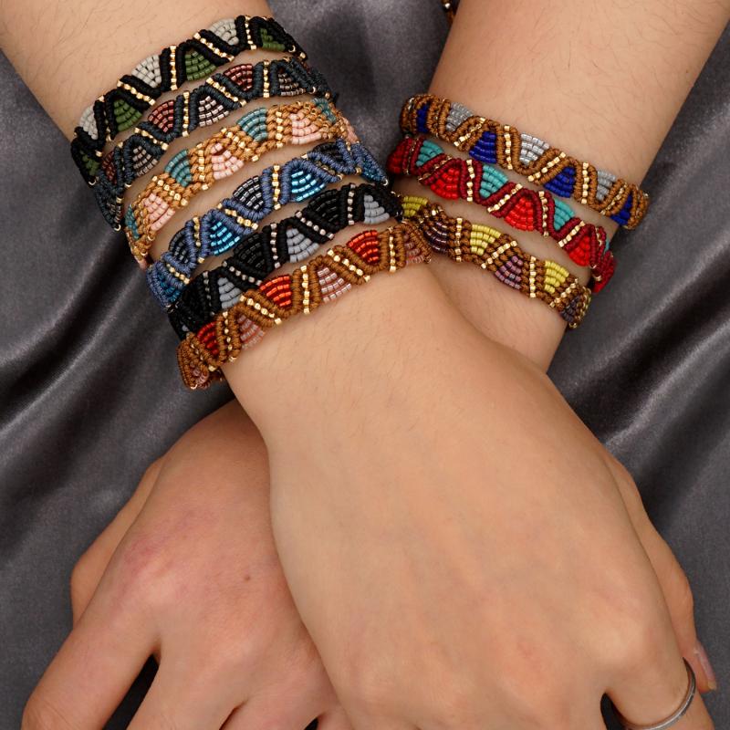 

Go2boho Boho Braided Bracelets Handmade Tibet Friendship Jewelry Gift For Women Girl Miyuki Bead Woven Pulseras 2021 Wholesale