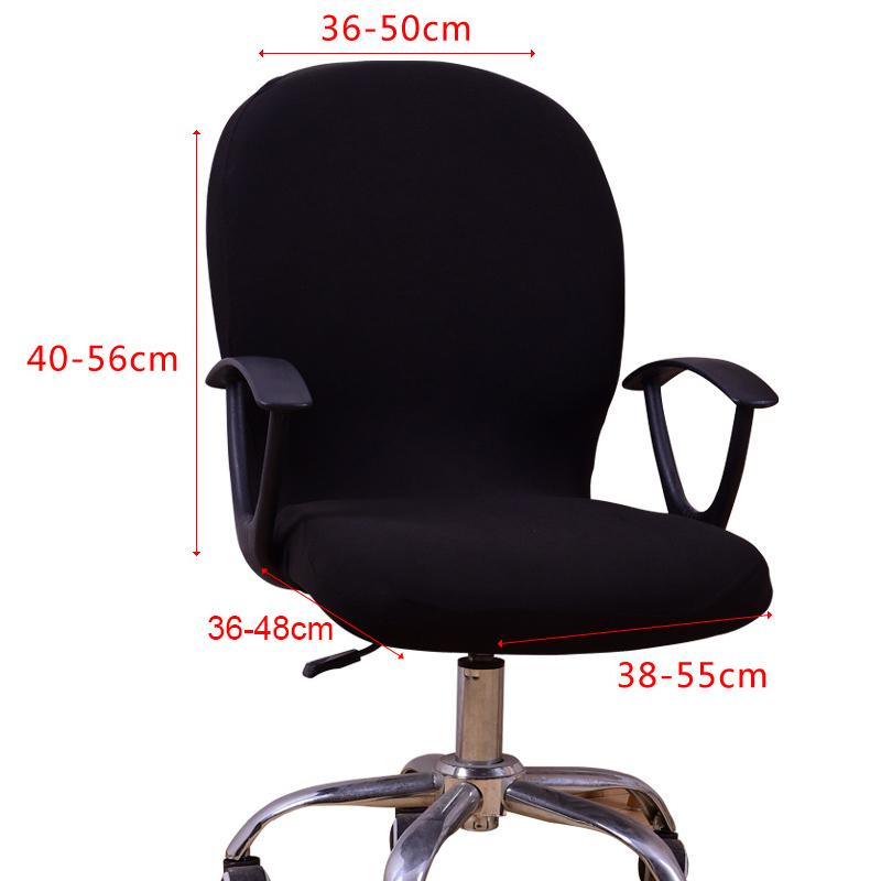 

Swivel Chair Cover Stretchable Removable Computer Office Washable Rotating Lift Chairs Kitchen Dining Room Chair Cover Case