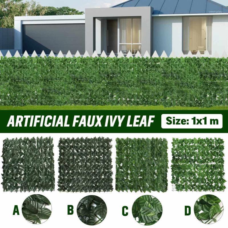 

Artificial Leaf Garden Fence Screening Roll UV Fade Protected Privacy Artificial Fence Wall Landscaping Ivy Garden Panel1