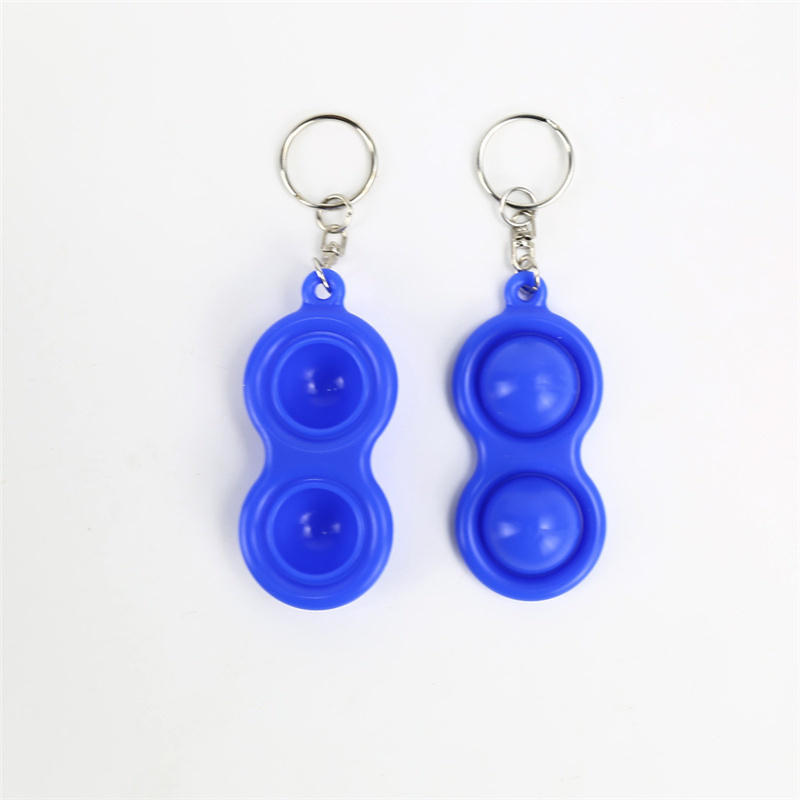 pop it fidget toy keychain