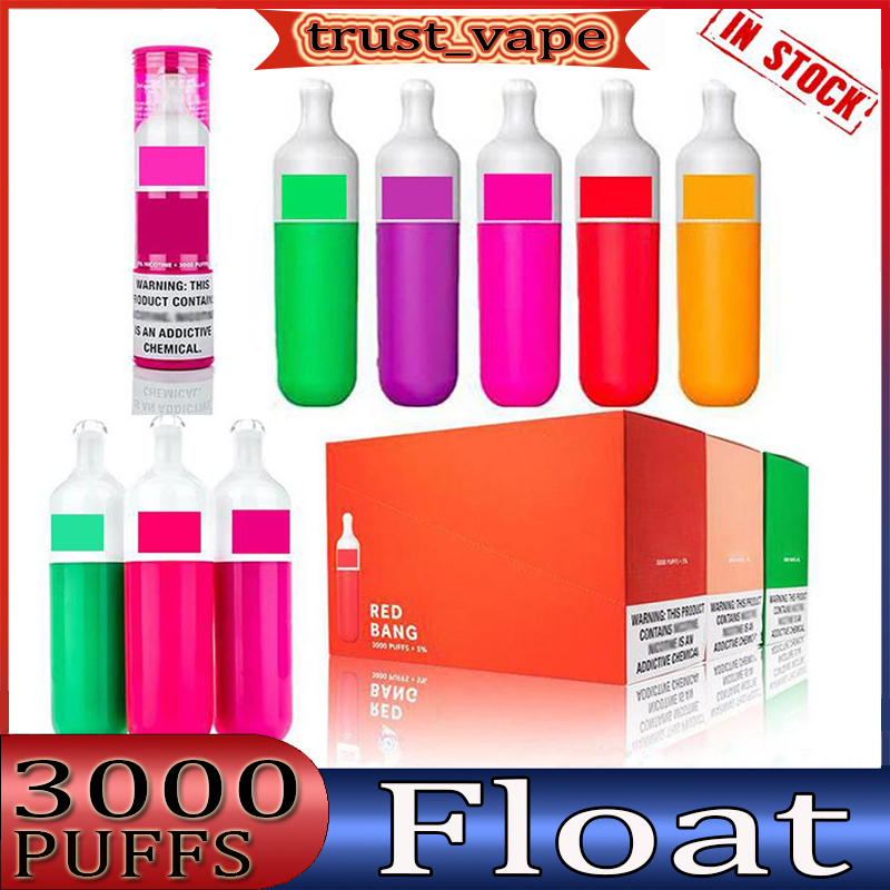 

FLOAT Disposable Pod Device Kit E cigarettes 3000 Puffs 1100mAh Battery Prefilled 8ml Pods Cartridge Vape Stick Pen Vs Bang XXL Puff Plus Flex