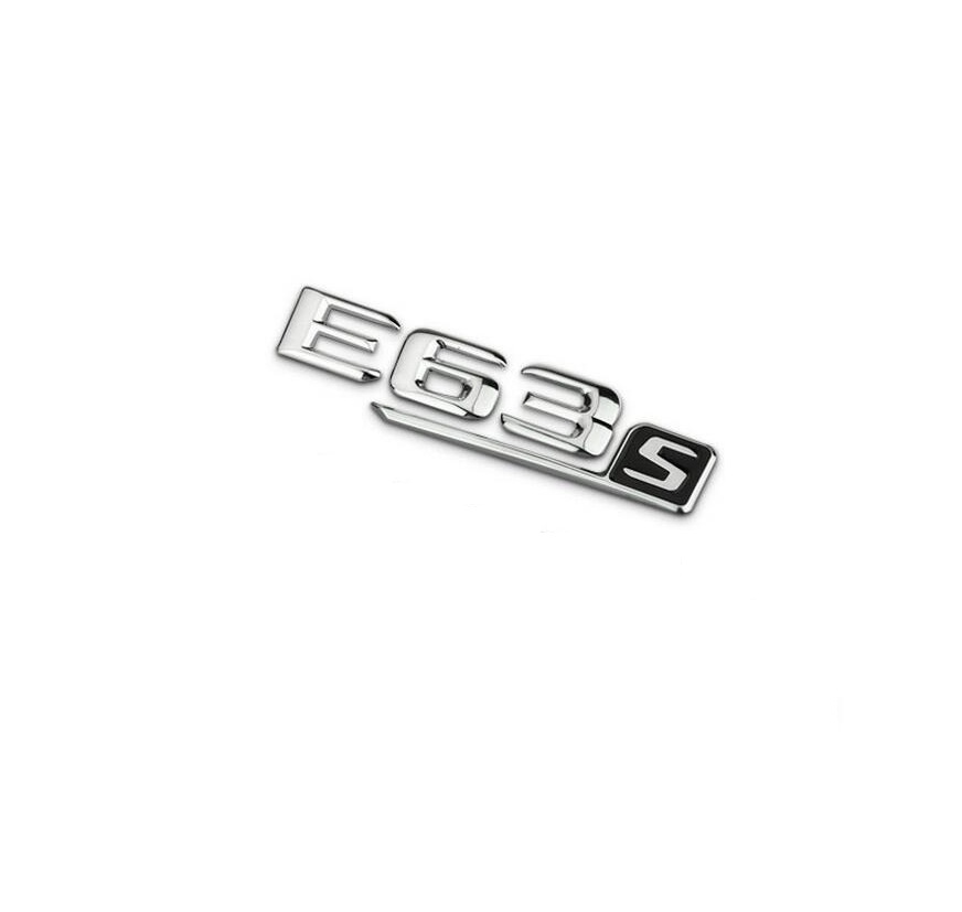 

ABS Plastic Car Trunk Rear Letters Badge Emblem Decal Sticker for Mercedes Benz E63 S AMG
