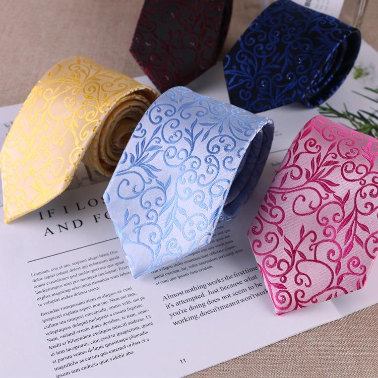 

New 8cm Tie Mens Ties for Men Polyester Bridegroom Corbatas Wedding Dress Necktie Collar Tie Neckwear Bow