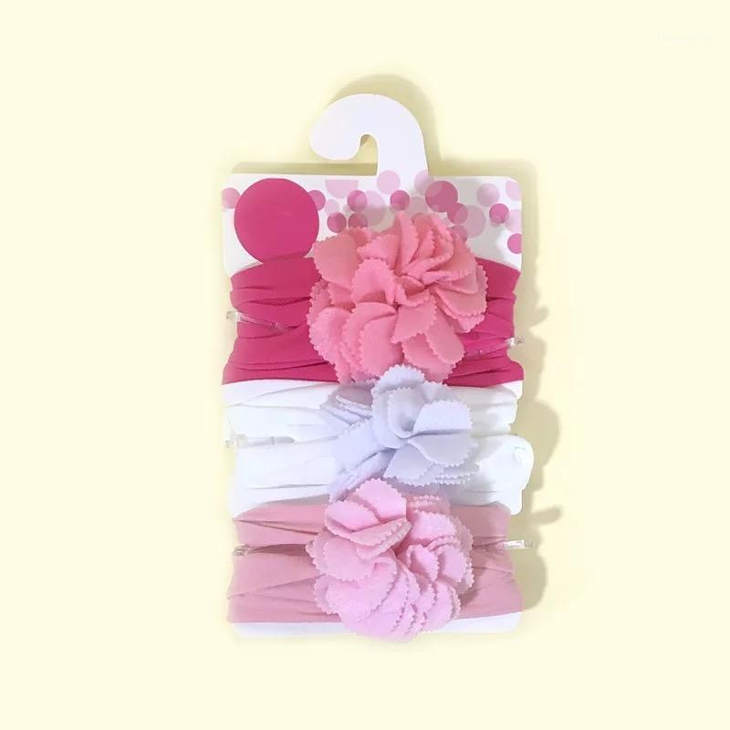 

3pcs/set Baby Headband For Girls Kids Soft Elastic Knot Turban Nylon Head Wrap Newborn Bow Hairband Toddler Hair Accessories1, Color 1