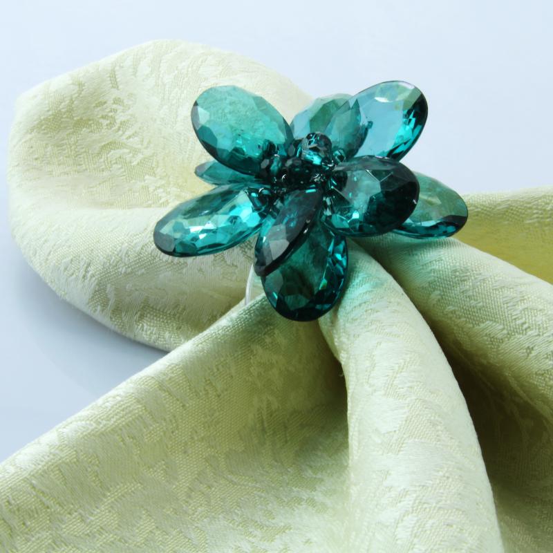 

free shipping flower napkin ring flower napkin holder for wedding many colors 12 pcs