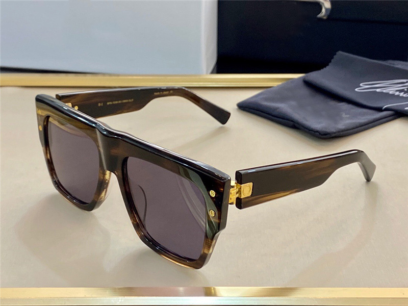 

New fashion designer sunglasses 100 plank square frame men women Unisex glasses Street trend punk style top quality UV400 Protection