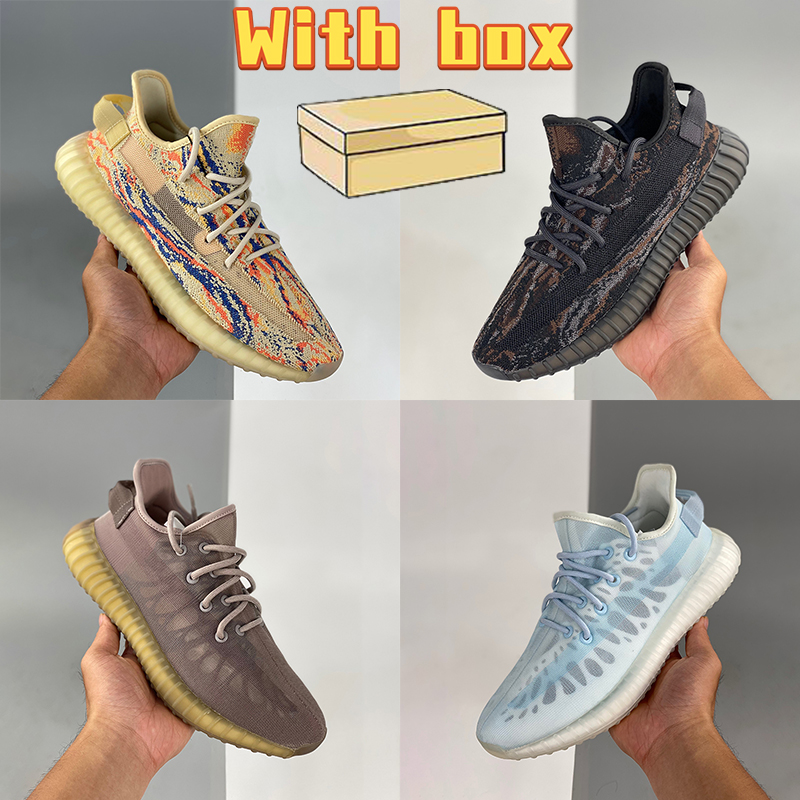 

Newest with box mens running shoes MX Oat Rock mono ice mist clay cinder white women sneakers sports outdoor trainers US 5-12, Double box