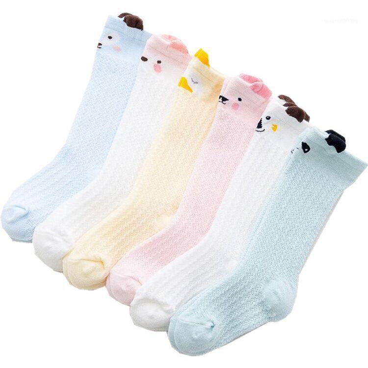 

2pair Baby Stockings Summer Mesh Socks Cartoon In The Tube Over Knee Socks Baby Anti-mosquito 0-1-3 Years Old1, 11