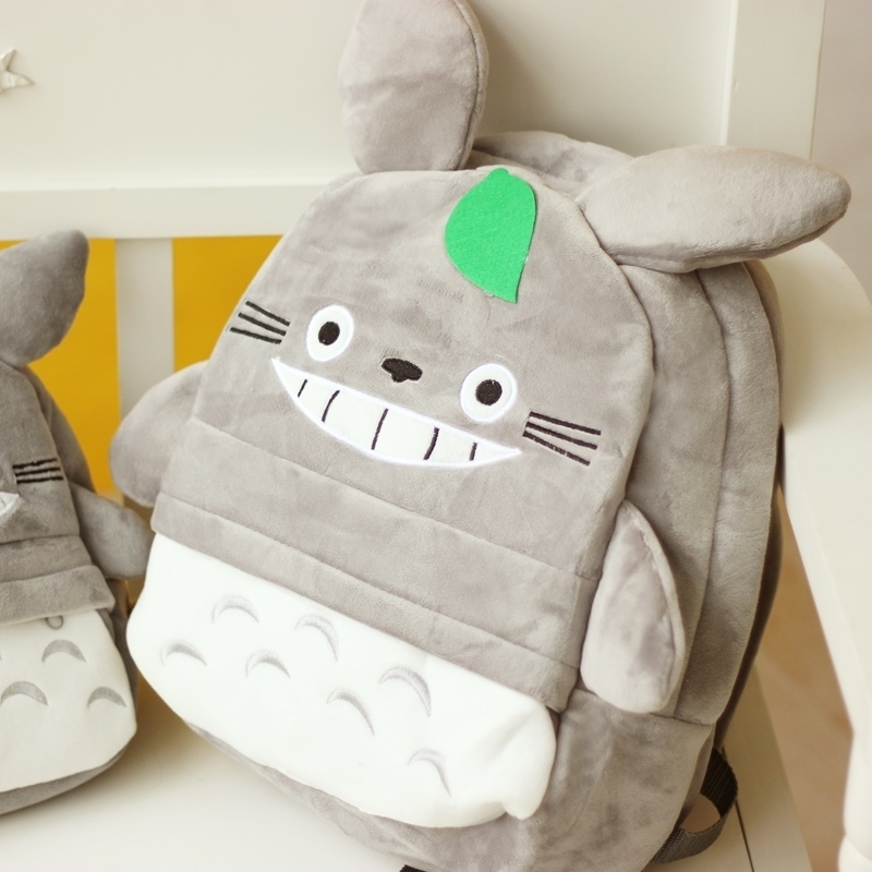 

New Arriving Totoro Plush baby toy Backpack Cute Soft School Bag for Children Cartoon Bag for Kids Boys Girls friends toy Gifts LJ201126