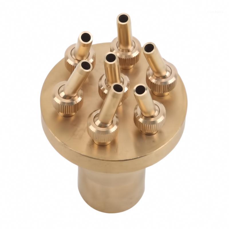 

New Adjustable Sprinklers Garden Pond Landscape Water Spray Fireworks Nozzles Copper Ornamental Fountain Sprinklers1