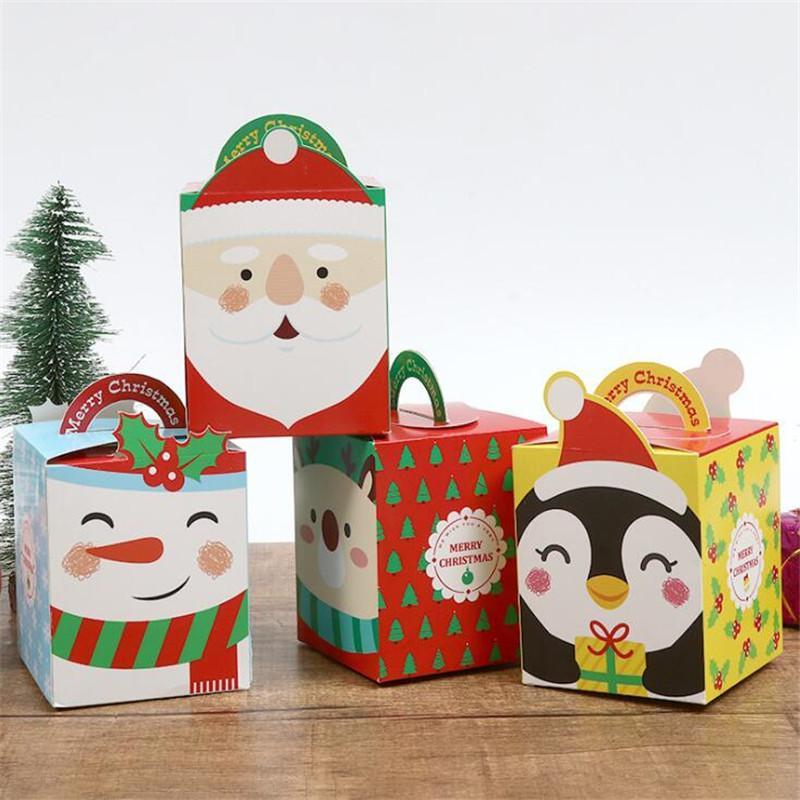 

40Pcs/Lot Gift Box Packaging Christmas Decorations For Home Jewelry Box Apple Fruit Wedding Birthday Candy Chocolate Cake Boxes1