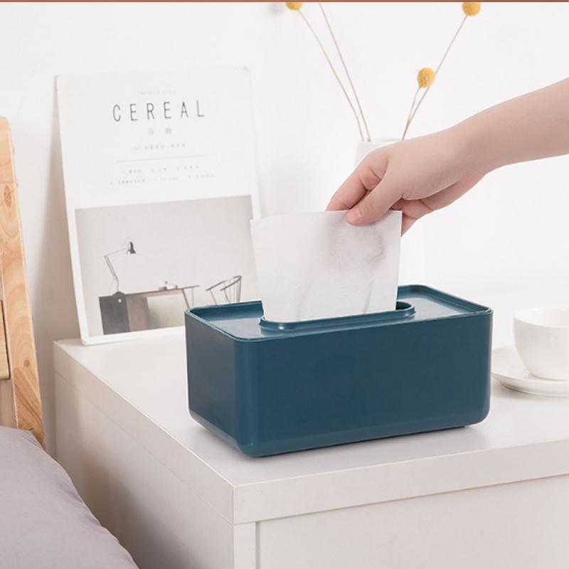 

Tissue Box Cover Toilet Box Tissue Roll Paper Plastic Home Bathroom Kitchen Hotel Car Organizer Decoration Tool New