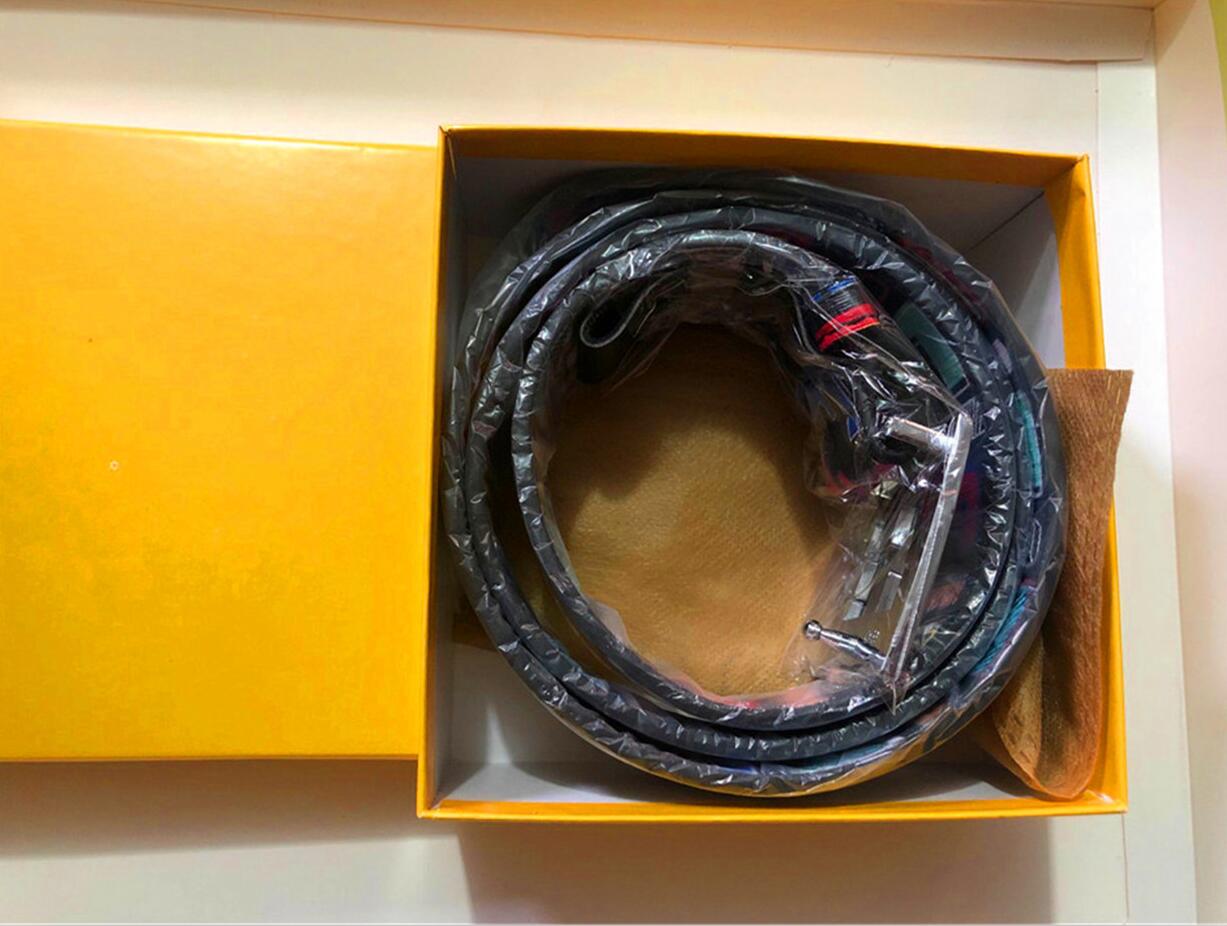 

Hot selling new Mens womens black belt Genuine leather Business belts Pure color belt snake pattern buckle belt for gift 6c3e