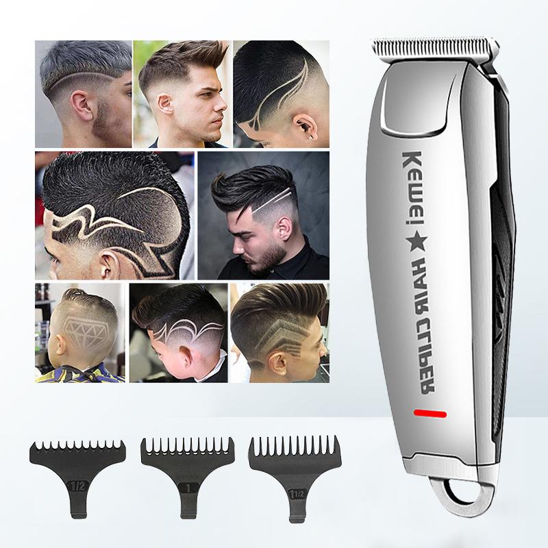 

Kemei USB Rechargeable Hair Trimmer Electric Cordless Hair Clipper Man Shaver Trimmer Cutting Machine