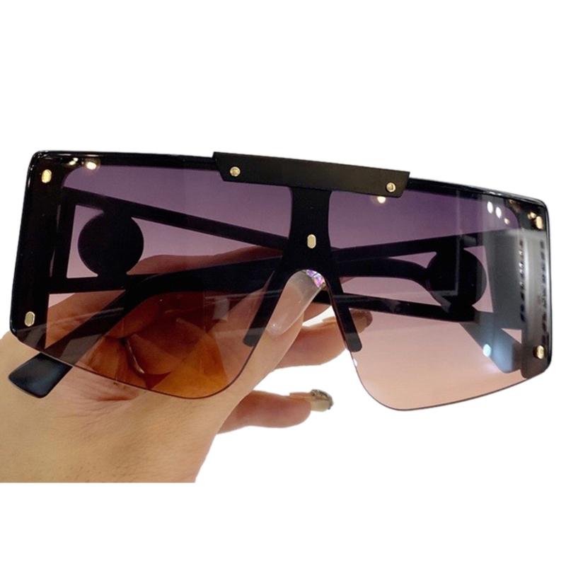 

Sunglasses Oversized Square For Women Men 2021 Brand Designer Pilot Luxury Sun Glasses Ladies UV400 With Original Box