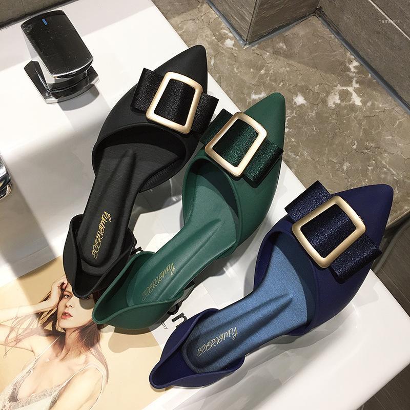

Ins Hot Metal Buckel Pointed Toe Shoes Womens's Summer Sandals Thick Heel Causal Shoes Female Sandals 2021 New Plastic High Heel1, Black