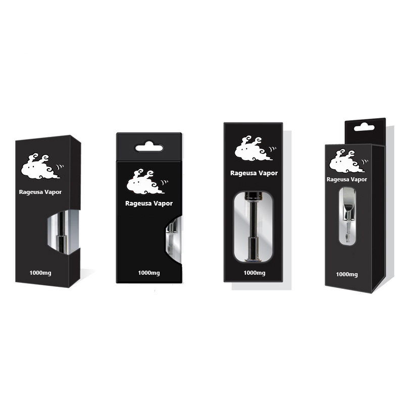 

Custom Cartridge Packaging Window Display Boxes for 0.5ml 1ml Thick Oil Vape Cartridges OEM Cartridge Package Box US