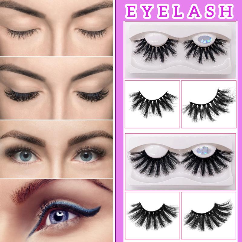 

Natural Full Strip Lashes Makeup Multi-layer Thick False Eyelashes Set Cosmetics Fiber Eyelash Extension Packaging