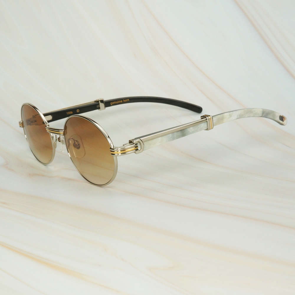 

Ienbel In the oval fashion carter male luxury reading glasses vintage buffalo horn shades deco sunglasses frames 7DY2, White;black