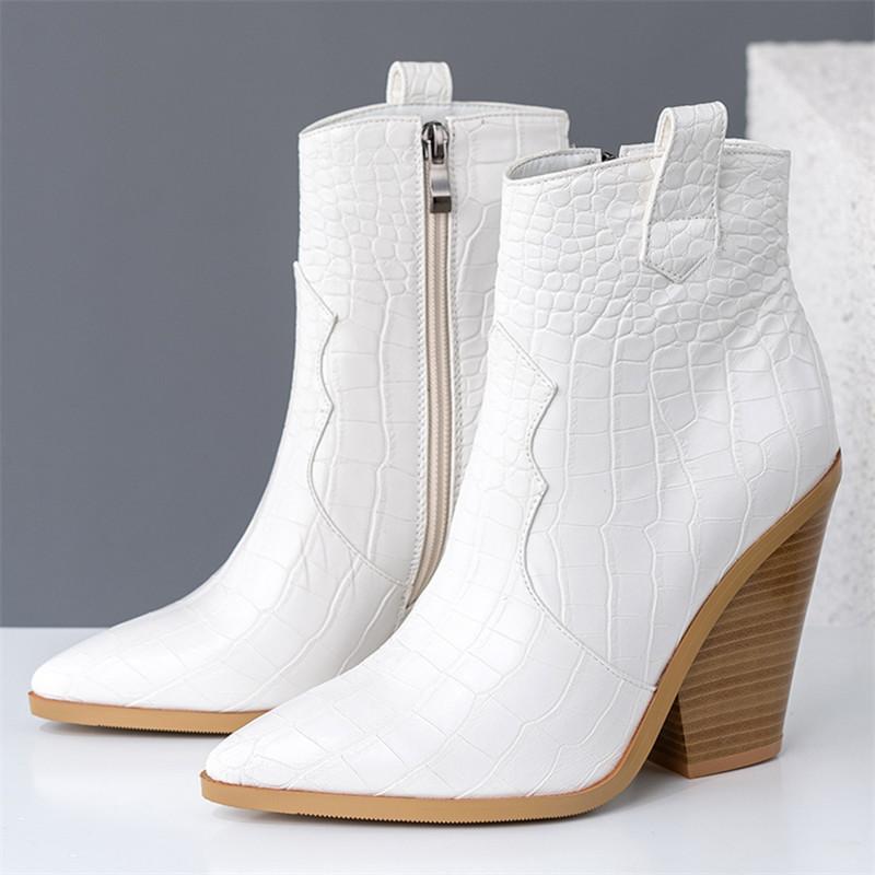 

11 Colors Plus size 34-46 New women boots zipper thick fur snow boots warm winter women's shoes ladies ankle female shoes, Black pu