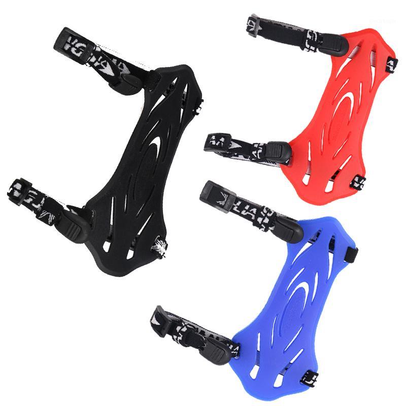 

Durable Target Archery Silicon Rubber Outdoor Adjustable Lightweight Professional Strap Arm Guard Elastic Tool for Men Women1, Red