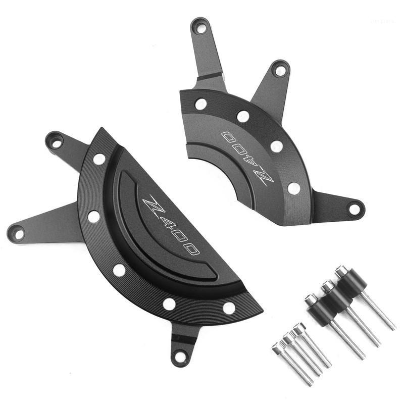 

Custom Motorcycle CNC Engine Cover Stator Case Crash Slider Guard Protection For Z400 Z 400 2020 2020 Green Black1
