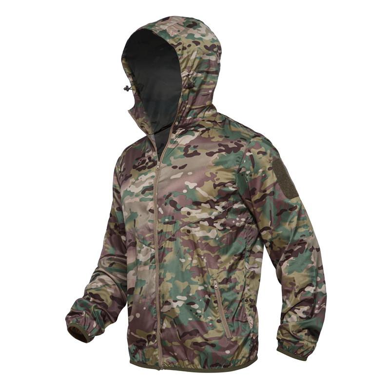 

New Spliced Autumn springtime Men' Jacket Coat Clothing Tactical Outwear US Army Breathable Nylon Light Windbreaker, Cp