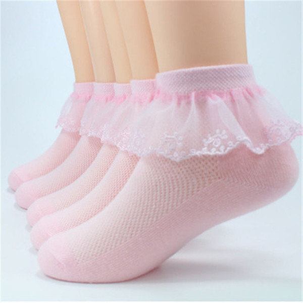 

Brand Princess Ankle Girl Vintage Socks Lace Sweet Cute Ruffle Frilly, Random colors