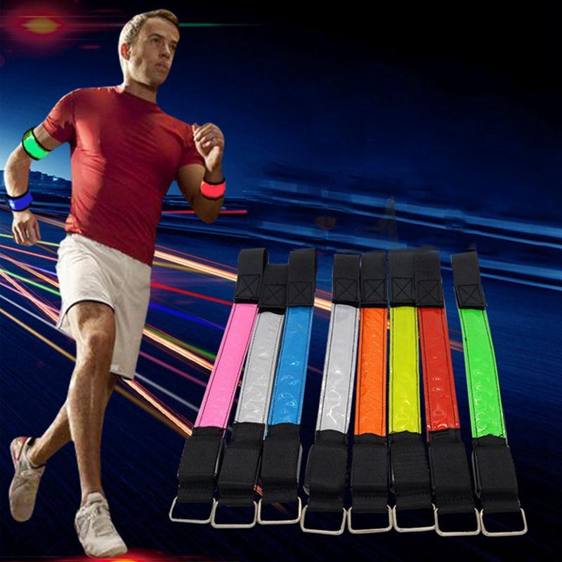 

Horse Leg Straps LED Lighting Strip Night Horse Riding Equipment Outdoor Sports Night Running Cycying Safety Arm Warning Belts, Red