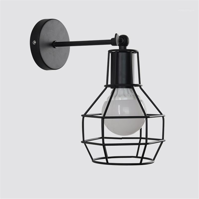 

110V 220v Led Wall Light Retro Loft Industrial Wall Lamp Black E27 Vintage Sconces Lamp Industrial Lighting Fixture Indoor1