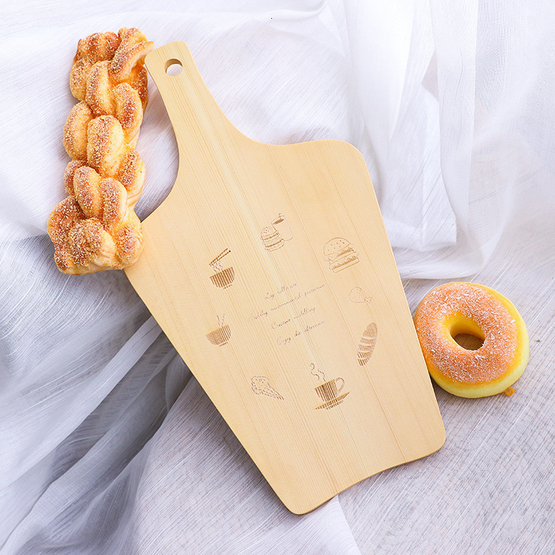 

2021 New Solid Wood Fruit Bread Steak Chopping Wooden Plate Trays Storage Dish Cutting Board Bica