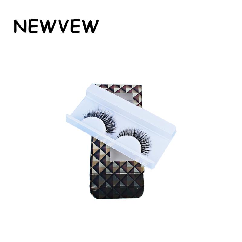 

NEWVEW 3D Eyelashes Makeup Mink Lashes 1 pairs fluffy long set Natural False eyelashes faux clis