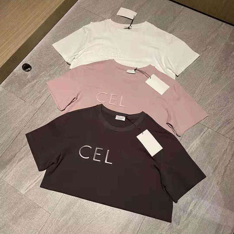 

22 tide cel + steel letter printing loose casual round neck men's and women's couples short sleeve T-shirt, Yellow