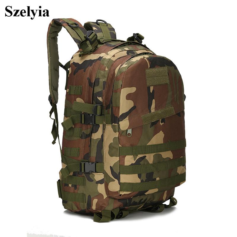 

Szelyia Molle Bag Pouch Fast Army Tactical Equipment Trave Outdoor Climbing Hiking Bag Backpack Waterproof 40L, Green