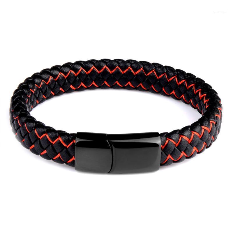 

Chanfar 2020 Genuine Leather Color rope Braid Bracelet Magnetic Buckle Clasps Vintage Women Men Bracelets & Bangles Men Jewelry1