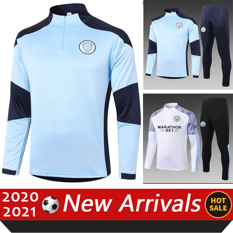 

20 21 mens Manchester sportswear football training tracksuit tuta da uomo sportiva soccer 20 21 survetement foot chandal futbol Survêtement
