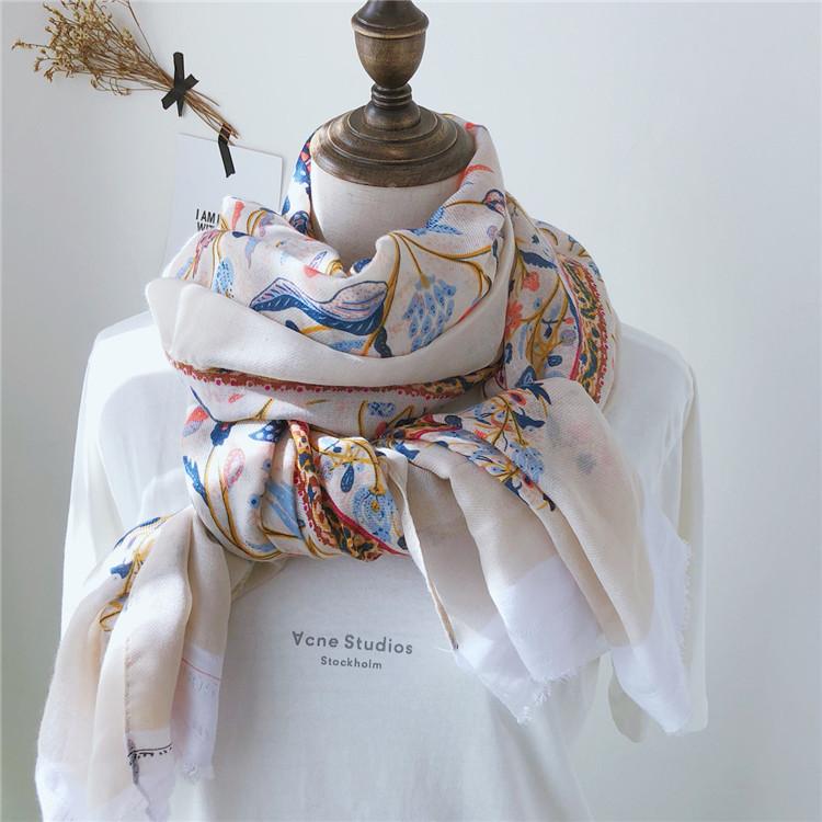 

Bohemia style women scarf thin soft lady wrap hijabs sunscreen foulard femme bufanda