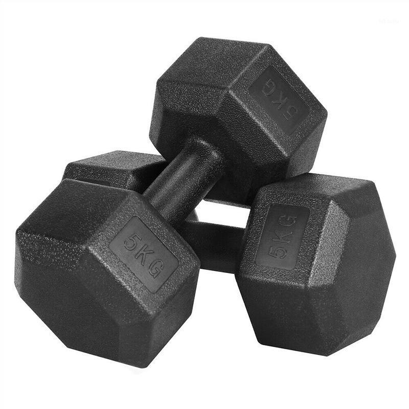 

5/7.5/10kg Hex Dumbbell Weight Set Solid Fitness Dumbbell Set Safety Non-slip Dumbbells Gym Exercise Training Tools1, Beige