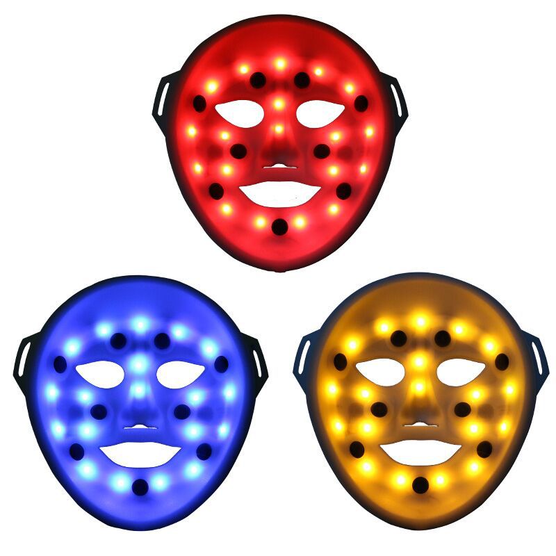 

3 Color Led Face Mask Photon Skin Rejuvenation Face Mask Acne Treatment Removal Wrinkles Whitening Facial Skin Care Led Mask FACTORY