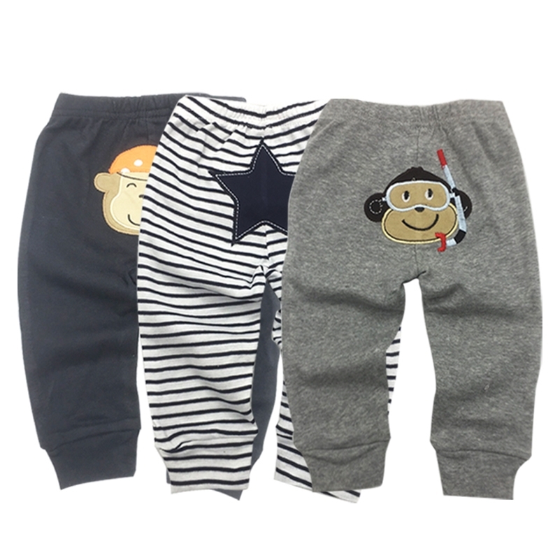 

Unisex Baby Pants Spring Summer Kids Harem PP Trousers Cotton Knitted Boy Girl Toddler Leggings Newborn Infant Clothing 3 Packs LJ201012, Red