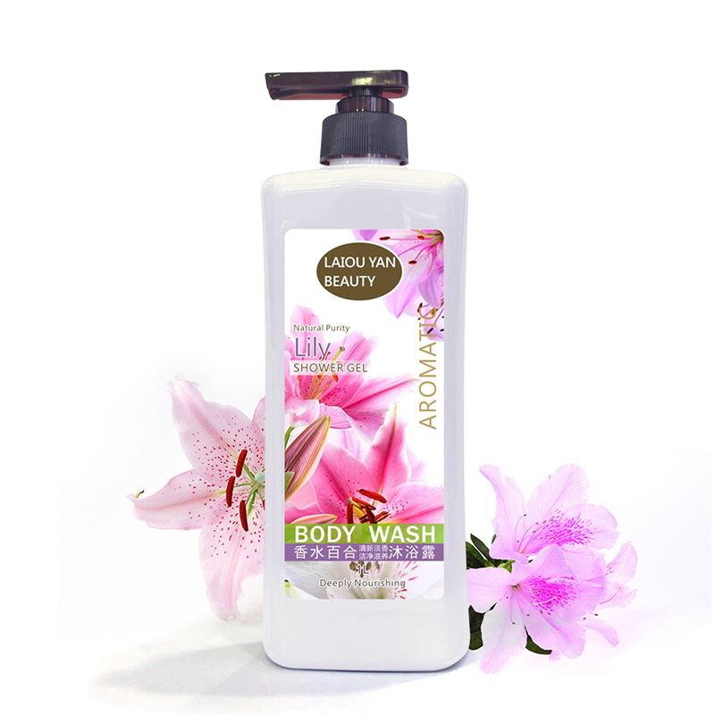 

1L Large bottle shower gel milk silky skin plump foam refreshing moisturizing mild lastingfragrance bath body wash
