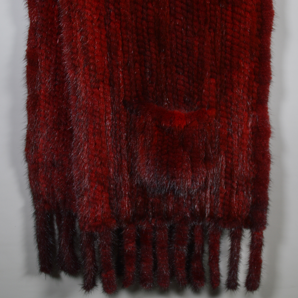 

Fashion party long lady scarf 100% real natural mink skin xale borla mesh vison fur pashmina scarves