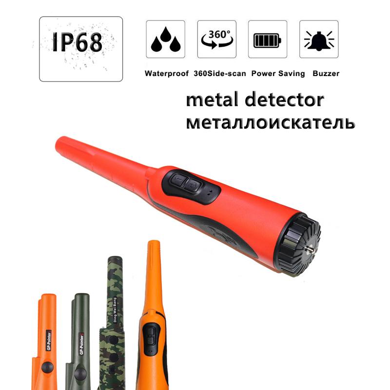 

factory price hand held pinpointer metal detector, Portable Waterproof GP pointer Pinpointing metal detector with LED Light