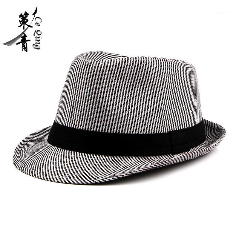 

British jazz hat summer outdoor sun hat youth all-match fashion lovers sun fashion1, Black