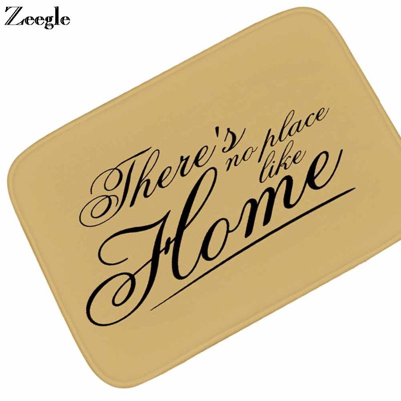 

Zeegle Floor Mat Doormat Anti Slip Flannel Soft Foot Mat Indoor Carpet Absorbent Bathroom Doormat Outdoor Door Hallway Rug, Skk