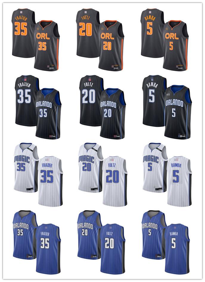 

MensÂ WomensÂ Youth Orlando Magic 20 Markelle Fultz 35 Melvin Frazier 5 Mohamed Bamba Blue white custom BasketballÂ Jerseys, Black;red