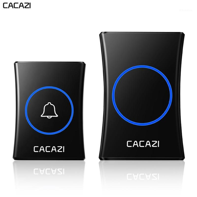 

CACAZI A30 Ring Doorbell Waterproof Wireless Music Doorbell Battery 300M Remote Button Receiver Home Call Ring Security1