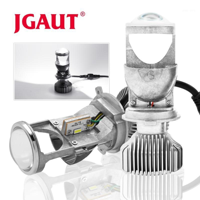 

JGAUT Car lights 80W H4 LED Micro Mini Projector Lens Automoblies Bulb Conversion Kit Hi/Lo Beam Headlight 12V/24V 6000K1